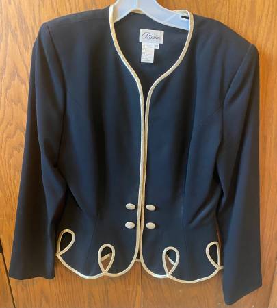 Gorgeous Rimini (from Daytons) Black Jacket & Skirt 1