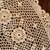 small round vintage crochet/macrame tablecloth or cover 2 thumbnail