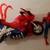 Spiderman motorcycle with figure and Grim Reaper 1 thumbnail