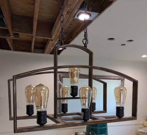 Industrial Designer Chandelier $125 new 1