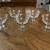 VINTAGE GLASS - 5 DESSERT GLASSES, SERVING BOWLS, CURVED CENTERPIECE 1 thumbnail