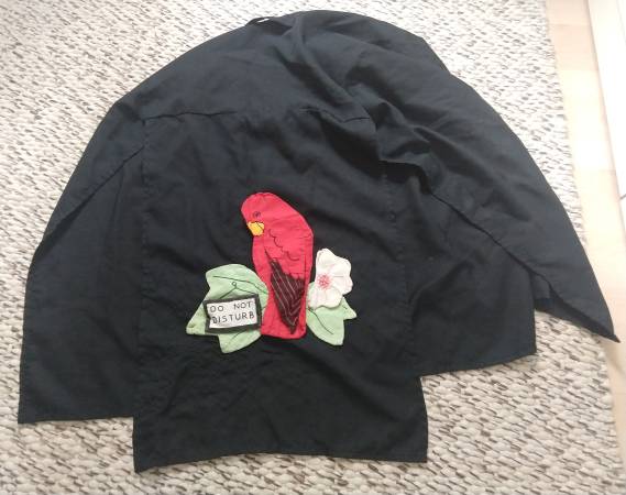 Large adorable adorned cage cover ‘Do Not Disturb’ 1