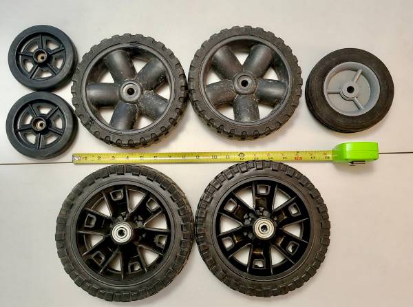 Wheels, assorted sizes 1