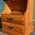 Vintage Two Drawer Solid Wood Colonial Style End Table 6 thumbnail