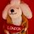 NEW ANTHROPOLOGIE "TRAVEL POODLE LONDON" WOOL-FELTED ORNAMENT (2 AVAIL 8 thumbnail
