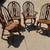 Set of Four Dining Chairs Wood Fiddle Back 1 thumbnail