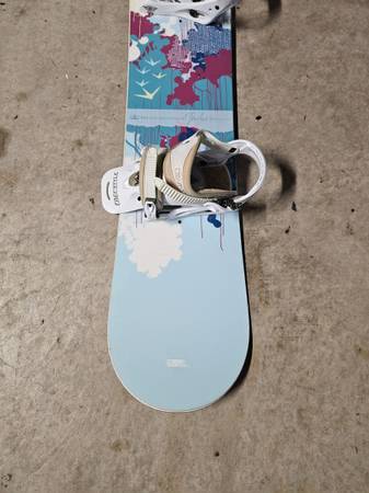 BURTON Feather スノーボード ビンディング セット 139cm S Burton Feather Snowboard With Burton Bindings For Sale