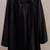 NEW Graduation Gown +Cap Black Green cuff 54 (5'11"-6') school college 3 thumbnail
