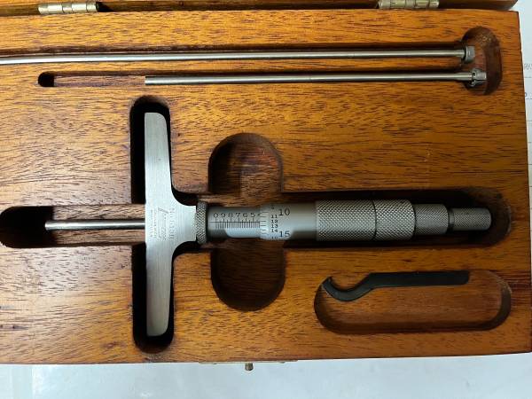 Lufkin N0. 513N 0-3" Depth Micrometer 1