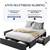 Full Size Platform Bed Frame with 3 Storage Drawers, Fabric Up 4 thumbnail