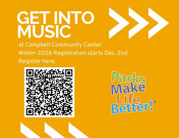Winter 2026 Group Music Lessons at Campbell Community Center! 1