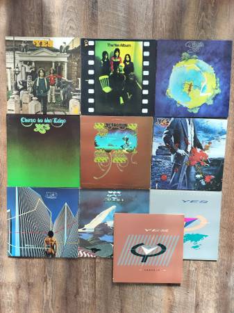 YES LP collection 1