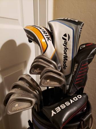 Tall full starter golf clubs set and bag 1
