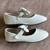 Girls White Flats with Bows 2 thumbnail