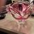 Bohemia glass cranberry bowl 11 thumbnail