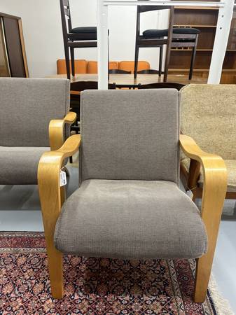 Mid Century Modern Thonet Bentwood Lounge Chair 1