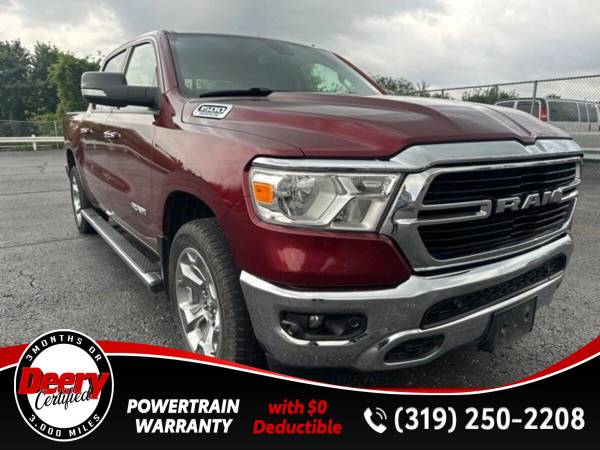 Certified 2019 Ram 1500 Big Horn/Lone Star Delmonico Red Pearlcoat 1