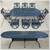 Patio Dining Set Hanamint 9 piece Outdoor Furniture 3 thumbnail