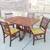 Antique Mahogany dining Chairs set of 4 5 thumbnail