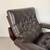 Danish Black Leather & Bentwood Armchair 4 thumbnail