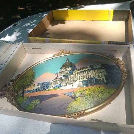 Old Washington DC picture bubble glass 1