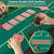 Poker Table, Foldable, 8 Player Card Board Game Table 2 thumbnail