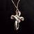 NEW, Marcasite and sterling silver swirl cross necklace 4 thumbnail