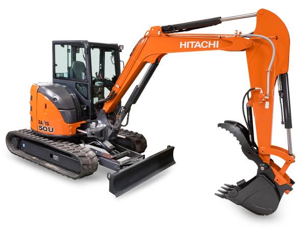 ひろ NEW HITACHI ZX50U-5N - CAB, Q/C, THUMB, BUCKET, 0%, 60 MONTH