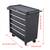 5 Drawers Heavy Duty Locking System Tool Car w/ 4 wheels 239315 3 thumbnail