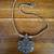 Oxidized Pendant silver necklace from India 1 thumbnail