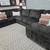 Dark Gray U-Shaped Sectional Couch with 🚛 FAST SAME DAY DELIVERY! 🚚 22 thumbnail