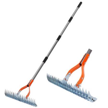 Walensee 15-in Steel Thatching rake with Steel Handle 1