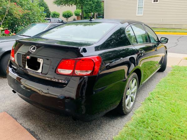 2008 Lexus GS 350 123 mil millas, Negro - $7.500 (lorton)63435382645891123
