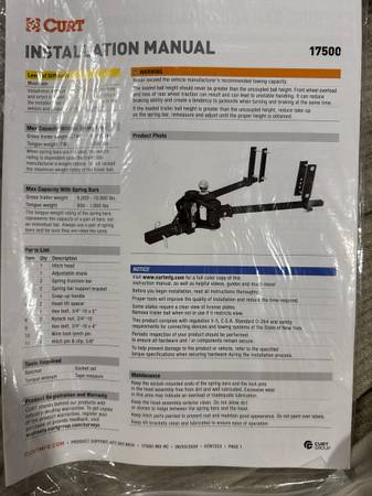 Tow hitch with swaybars 1