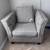 Gray accent chair 2 thumbnail