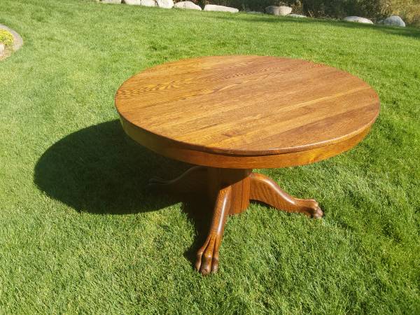 True antique dining table for Thanksgiving! 1