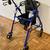 Medline Rollator Walker-Blue-6" wheels-350-lb. Weight Capacity 3 thumbnail