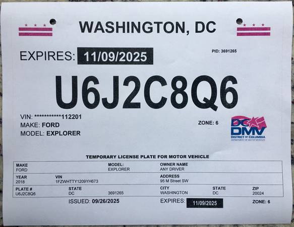 temp tag (Baltimore)64145643754498121