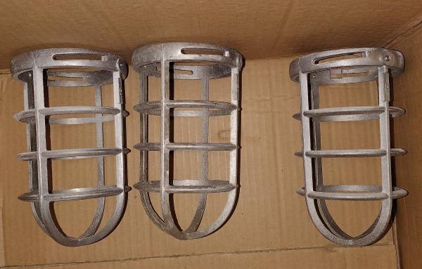 Vintage Explosion Vapor Proof Guard Light Fixture Cage 1