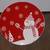 SUR LA TABLE CHRISTMAS RAISED HANDS SNOWMAN PLATTER 1 thumbnail
