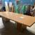 Krug 10 Ft Boat Shaped Table W/ (2) Power Modules. Oak On Rift Wood 7 thumbnail