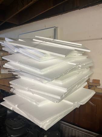 Styrofoam squares for free 1
