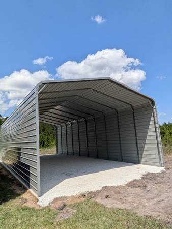 Triple Wide Heavy Duty Camper Shelter – 23’ x 51’ – NEW – Free Deliver 1