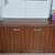 Teak mcm style Large industrial sideboard, credenza cabinet 1 thumbnail