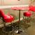 Coke Coca Cola Bar Height Table and 2 chairs, New 1 thumbnail
