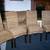 4 WICKER DININGROOM CHAIRS 2 thumbnail