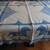 BLUE AND WHITE THROW 14 thumbnail