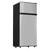 Mini Refrigerator with Adjustable Shelves (Silver) 2 thumbnail