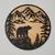 Bear on Cliff – Solar Wood Burning – Rustic Wall Hanging 1 thumbnail