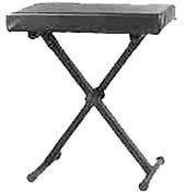 Ultra KT216 Adjust Tall X-Style Folding Heavy Padded Keyboard Bench 1